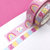 Rainbow Friends Washi Tape (Holo Foil) by Fox and Cactus