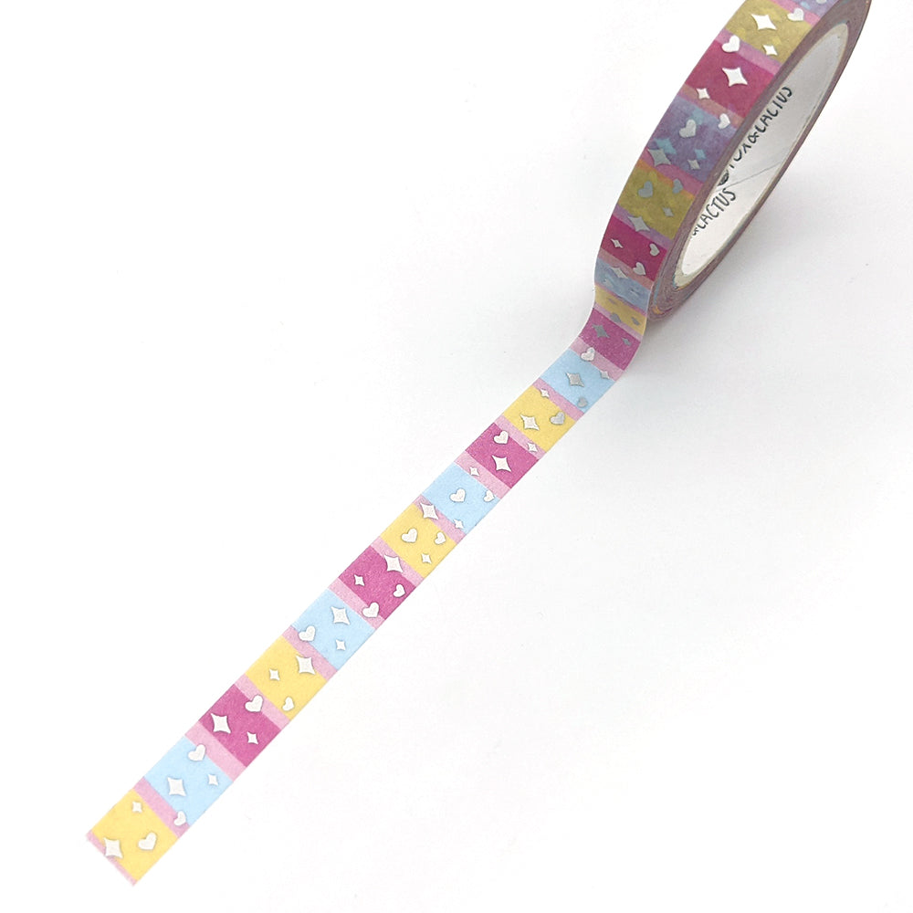 Rainbow Friends Sparkles Washi Tape (Holo Foil) by Fox and Cactus