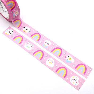 Rainbow Friends Washi Tape (Holo Foil) by Fox and Cactus