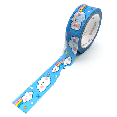 Cheery Clouds Washi Tape (Holo Foil)