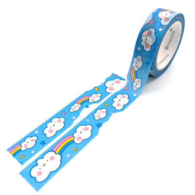 Cheery Clouds Washi Tape (Holo Foil)