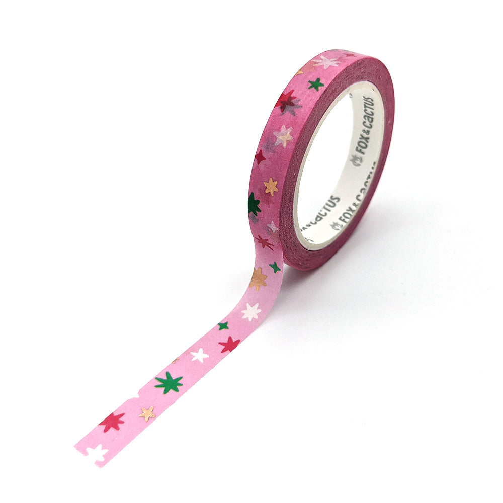 Strawberry Cow Washi Tape Set (Rose Gold Foil) by Fox and Cactus