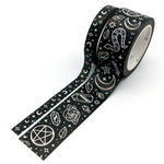 Witchy Vibes (Black) Washi Tape Set (Holo Foil) by Fox and Cactus