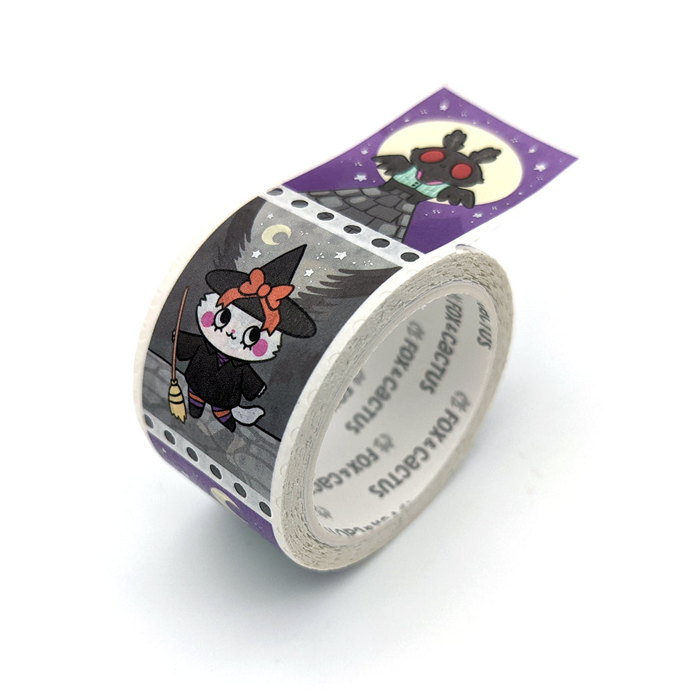 Halloween Friends Stamp Washi Tape (Holo Foil) by Fox and Cactus