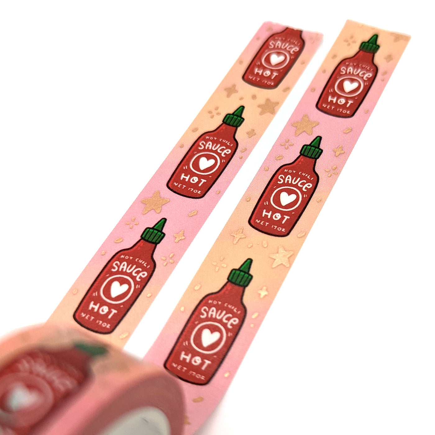 Hot Sauce Washi Tape (Rose Gold Foil) by Fox and Cactus