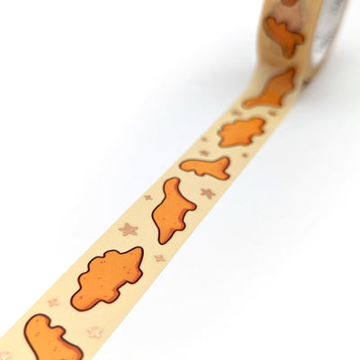 Dino Nuggets Washi Tape (Rose Gold Foil) by Fox and Cactus
