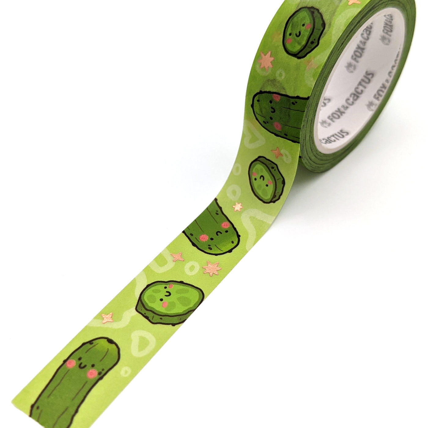 Pickles Washi Tape (Rose Gold Foil) by Fox and Cactus