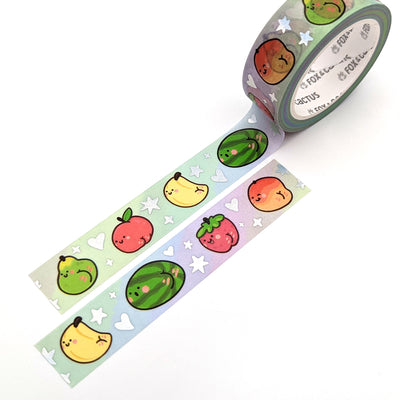 Fruity Booties Washi Tape Set (Holo Foil) by Fox and Cactus