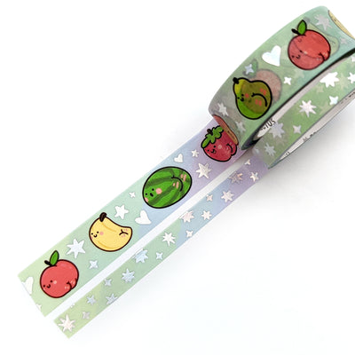 Fruity Booties Washi Tape Set (Holo Foil) by Fox and Cactus