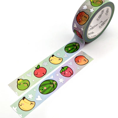 Fruity Booties Washi Tape Set (Holo Foil) by Fox and Cactus