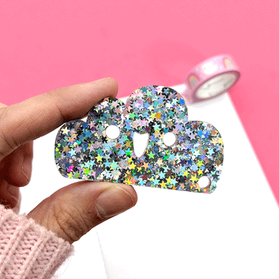 Sparkly Cloud Washi Cutter by Fox and Cactus