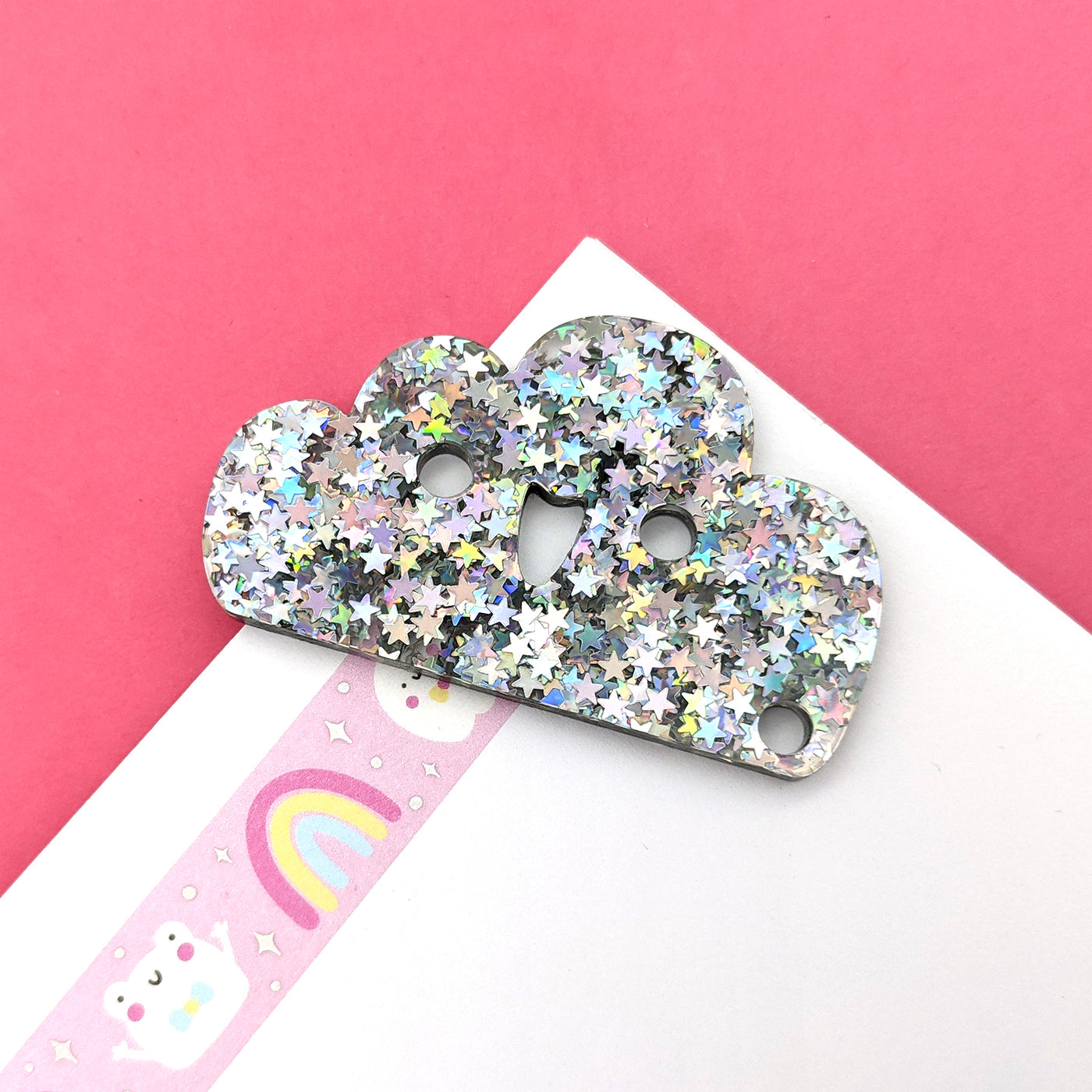 Sparkly Cloud Washi Cutter by Fox and Cactus